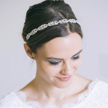 Trendy Rhinestone Crown Headband Fashion Bridal Accessory