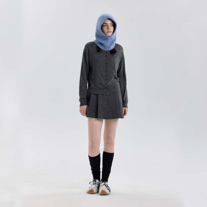 Wool Blend Neck Warmer Balaclava Hat for Men and Women