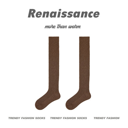 Wool Blend Over The Knee Cozy Thick Socks