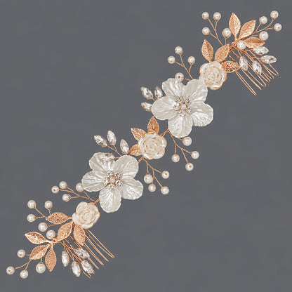 Elegant Acrylic Flower Hair Accessories Set for Women