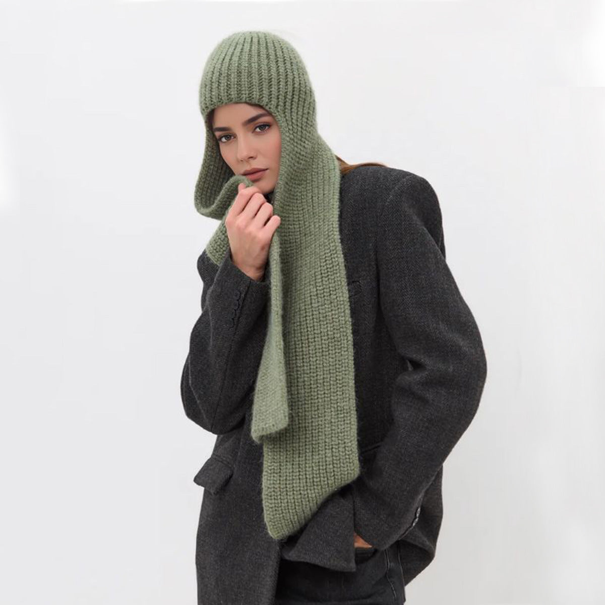 Trendy Hooded Scarf & Shawl for Men and Women