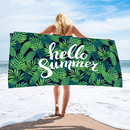 Custom Beach Towel Extra Large Microfiber Printed 100x180cm