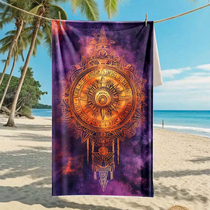 Ultra-Fine Microfiber Beach Towel Quick-Dry Bath Towel