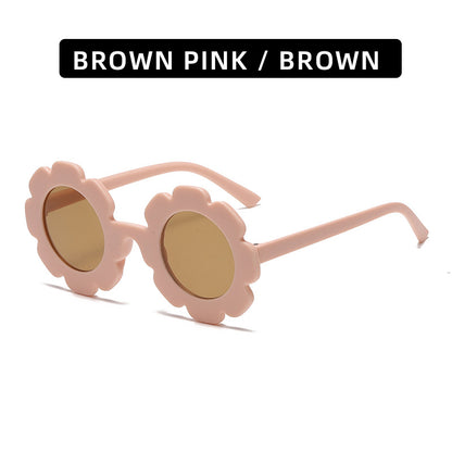 Trendy Kids' Sunglasses Cute Sunflower Design UV400 Protection