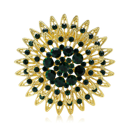 Creative Rhinestone Brooch Alloy Fashion Pin for Women