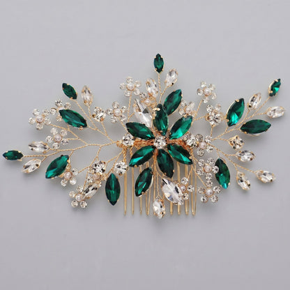 Exquisite Pearl and Crystal Flower Headpiece for Bridal Photoshoots