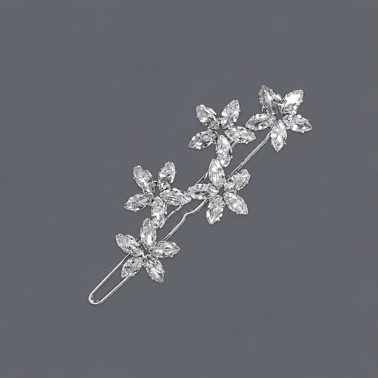 Elegant Zirconia Hair Clips for Everyday Style