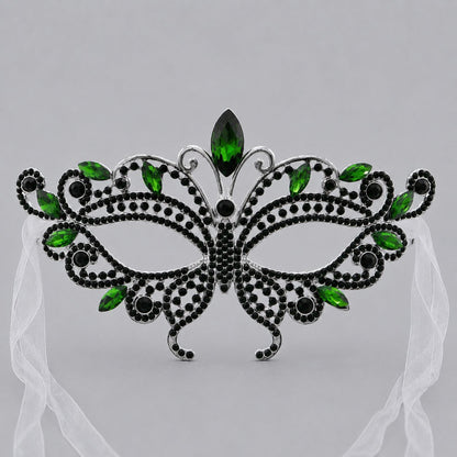 Luxury Rhinestone Half Face Masks for Parties and Events