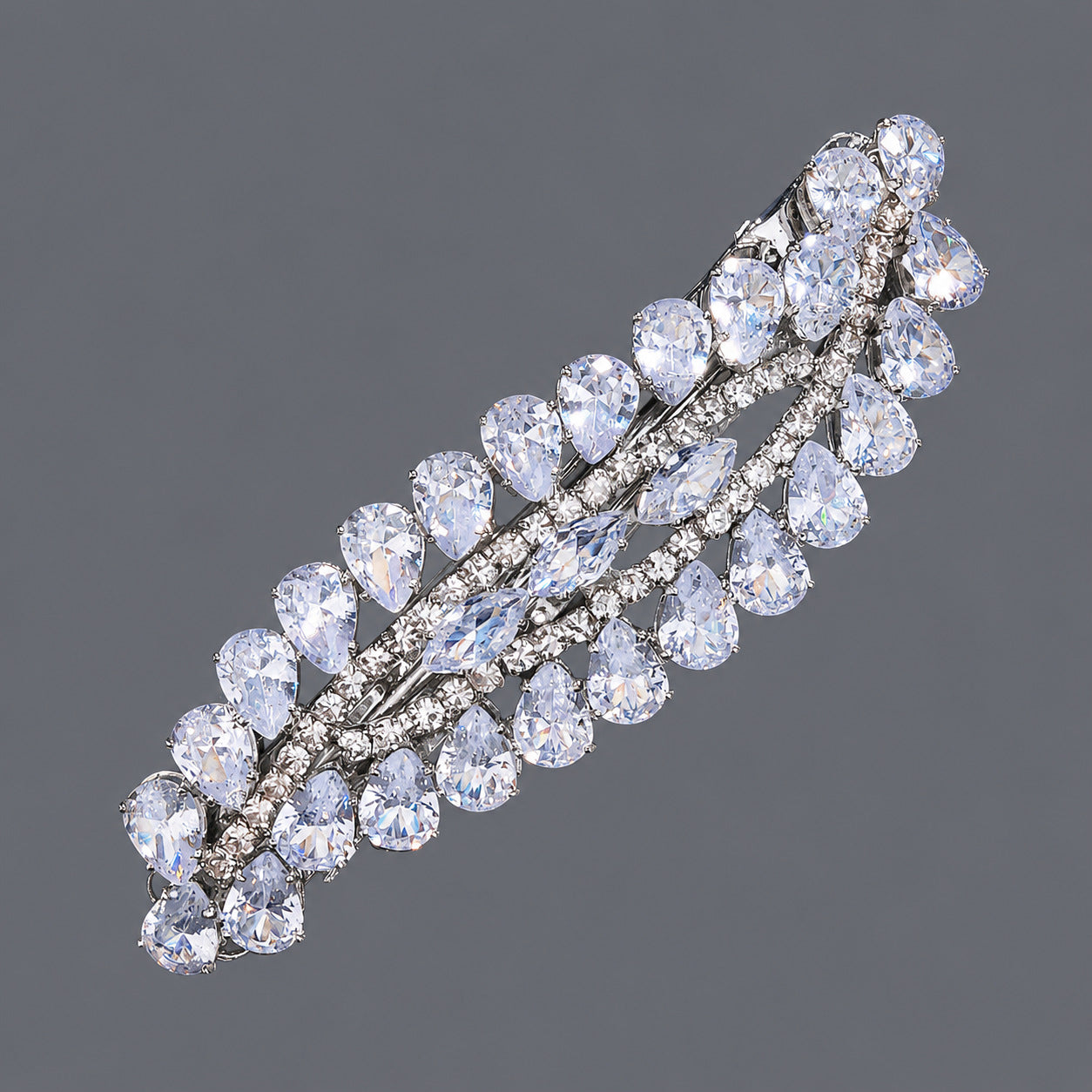 Elegant Zirconia Hair Clips for Everyday Style