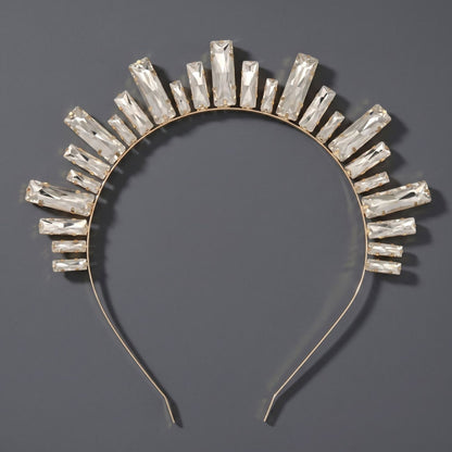 Luxury Rhinestone Princess Crown Headpiece for Birthdays and Weddings