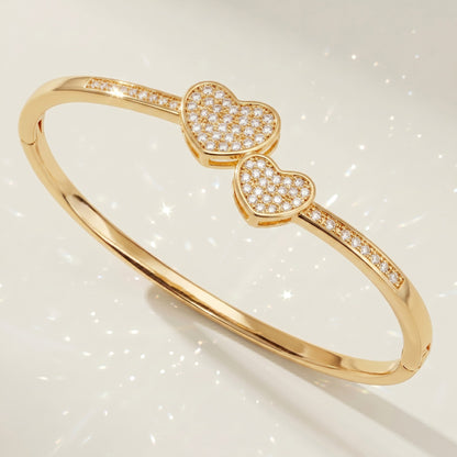 Stylish Open Cuff Bracelets with Zirconia for Weddings and Parties