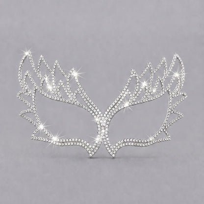 Luxury Rhinestone Half Face Masks for Parties and Events