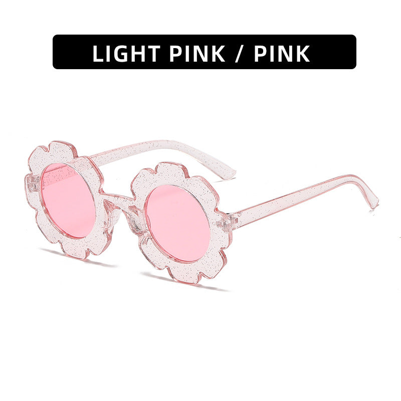 Trendy Kids' Sunglasses Cute Sunflower Design UV400 Protection