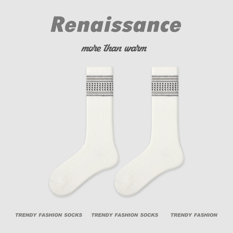 Renaissance Slouch Mid Calf Cotton Blend Socks