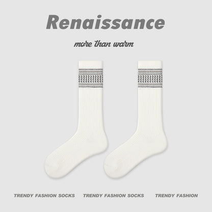 Renaissance Slouch Mid Calf Cotton Blend Socks