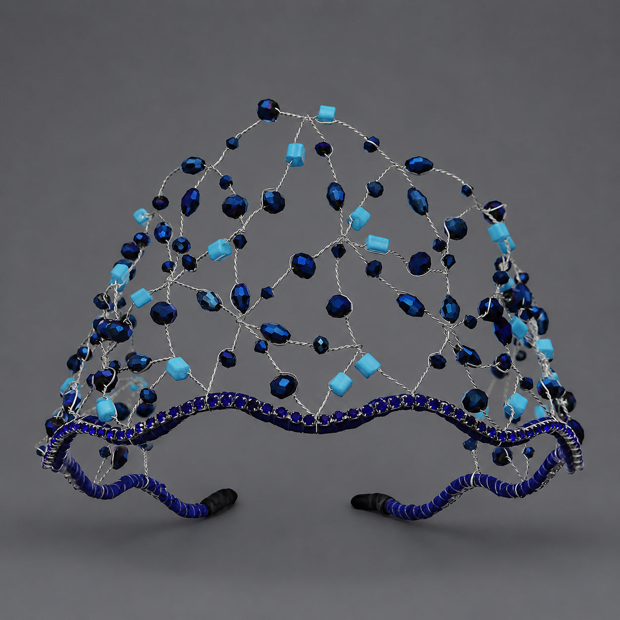 Vintage Handmade Beaded Headband for Women - Elegant Bridal Accessory