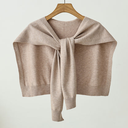 Trendy Knit Shawl Versatile Lightweight Summer Layer