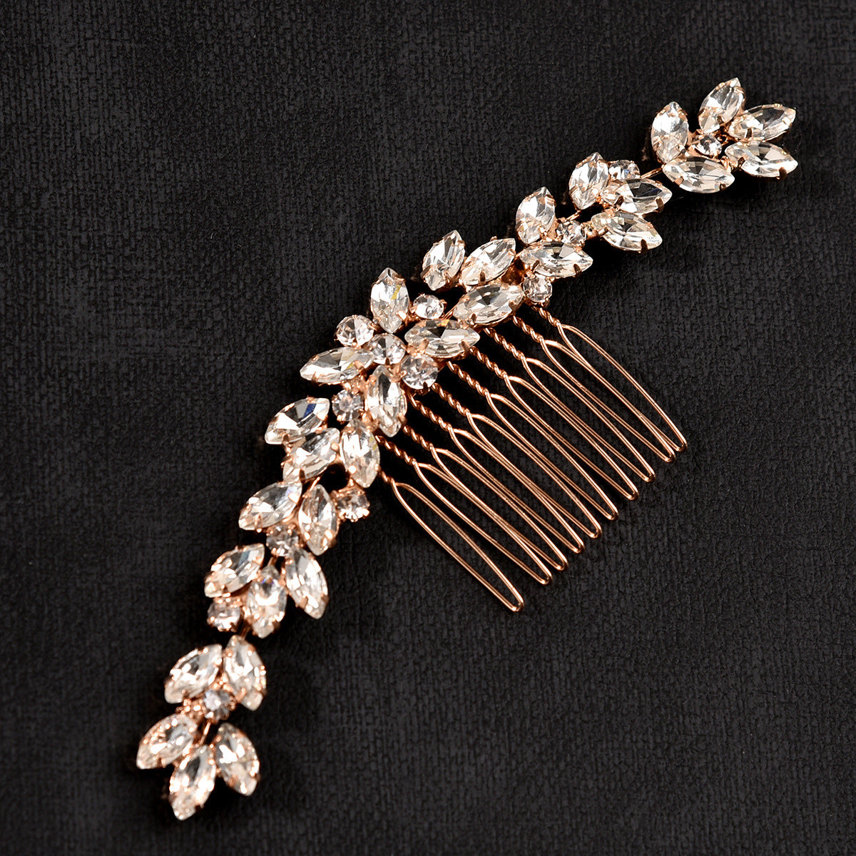 Rhinestone Updo Hair Bun Maker Elegant Wedding Hair Accessory