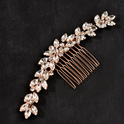 Rhinestone Updo Hair Bun Maker Elegant Wedding Hair Accessory