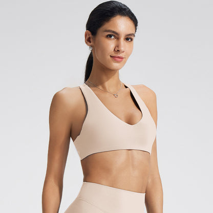 Seamless High-Impact Sports Bra for Running and Yoga