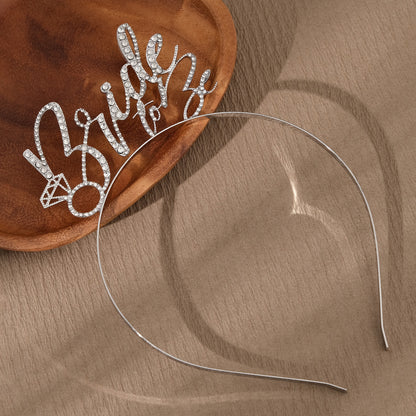 Bridal Veil Hair Accessories Crown Headpiece for Weddings and Photoshoots