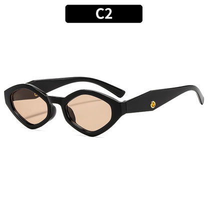 Trendy Polygon Sunglasses for Men and Women - UV400 Eye Protection