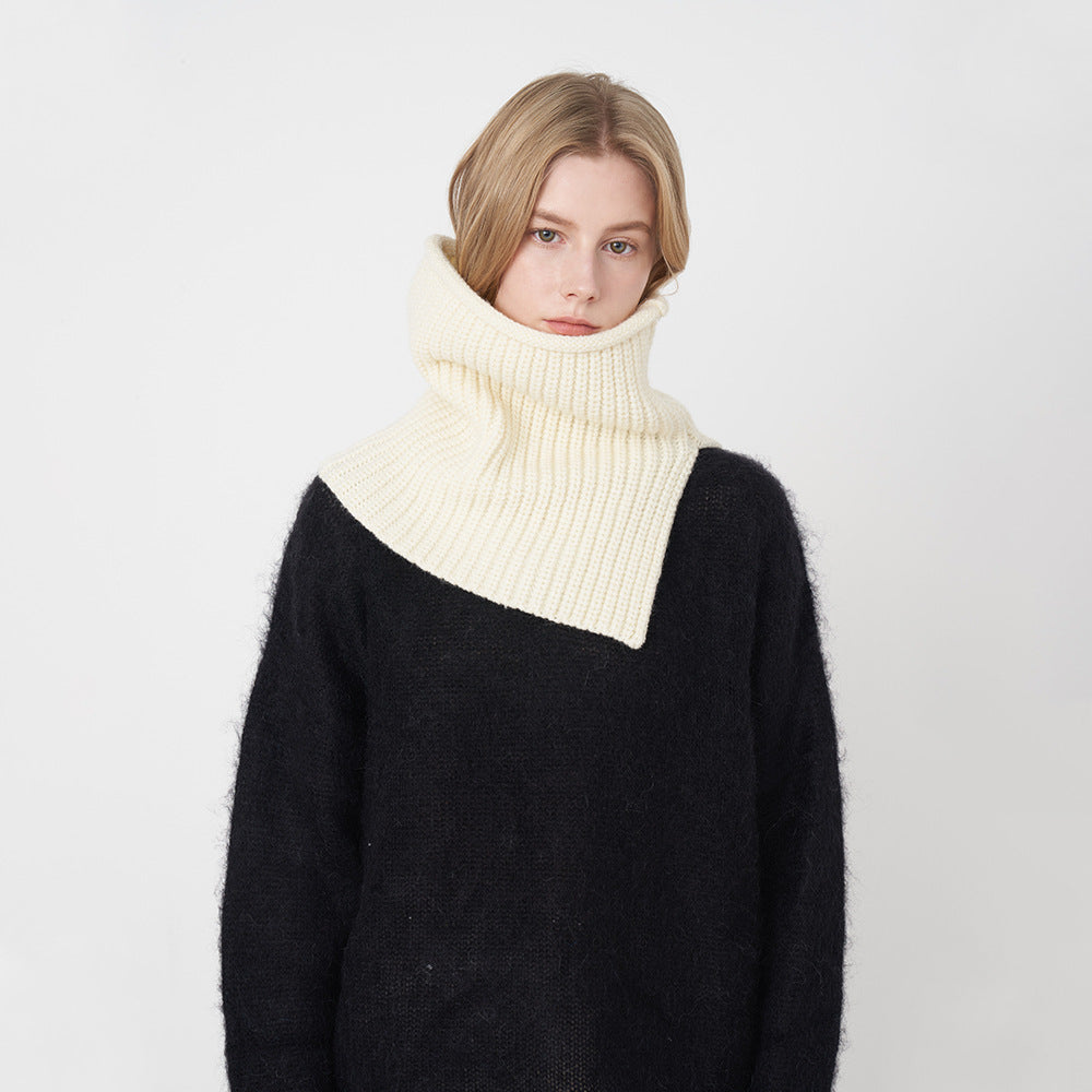 Chic Knit Scarves with Slit Design for All-Season Style