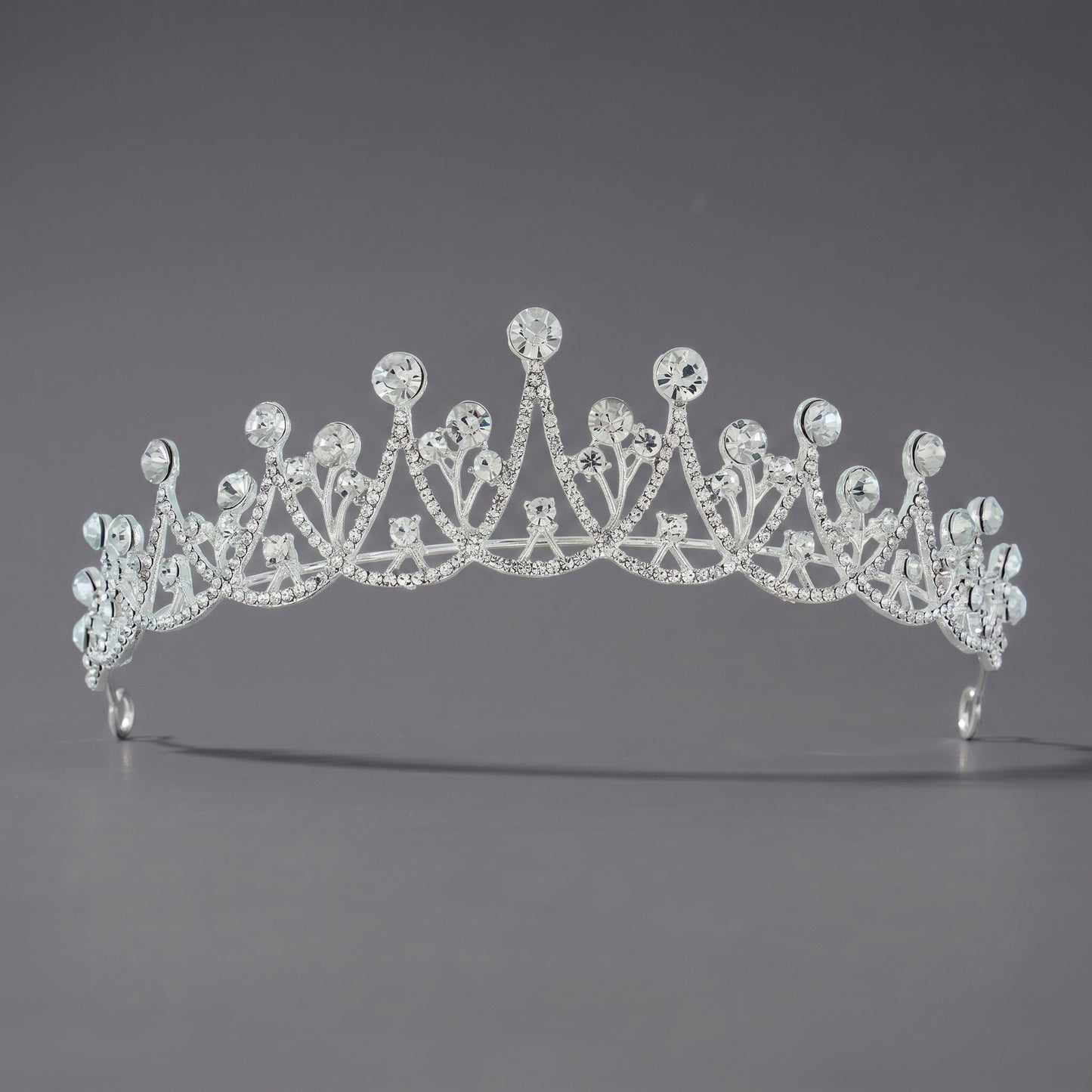 Luxury Rhinestone Princess Crown Headpiece for Birthdays and Weddings