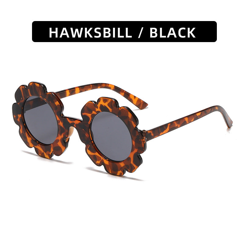 Trendy Kids' Sunglasses Cute Sunflower Design UV400 Protection