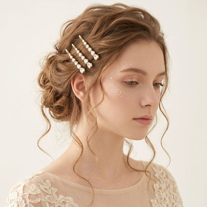 Trendy Geometric Hair Clips Set for Stylish Daily Wear