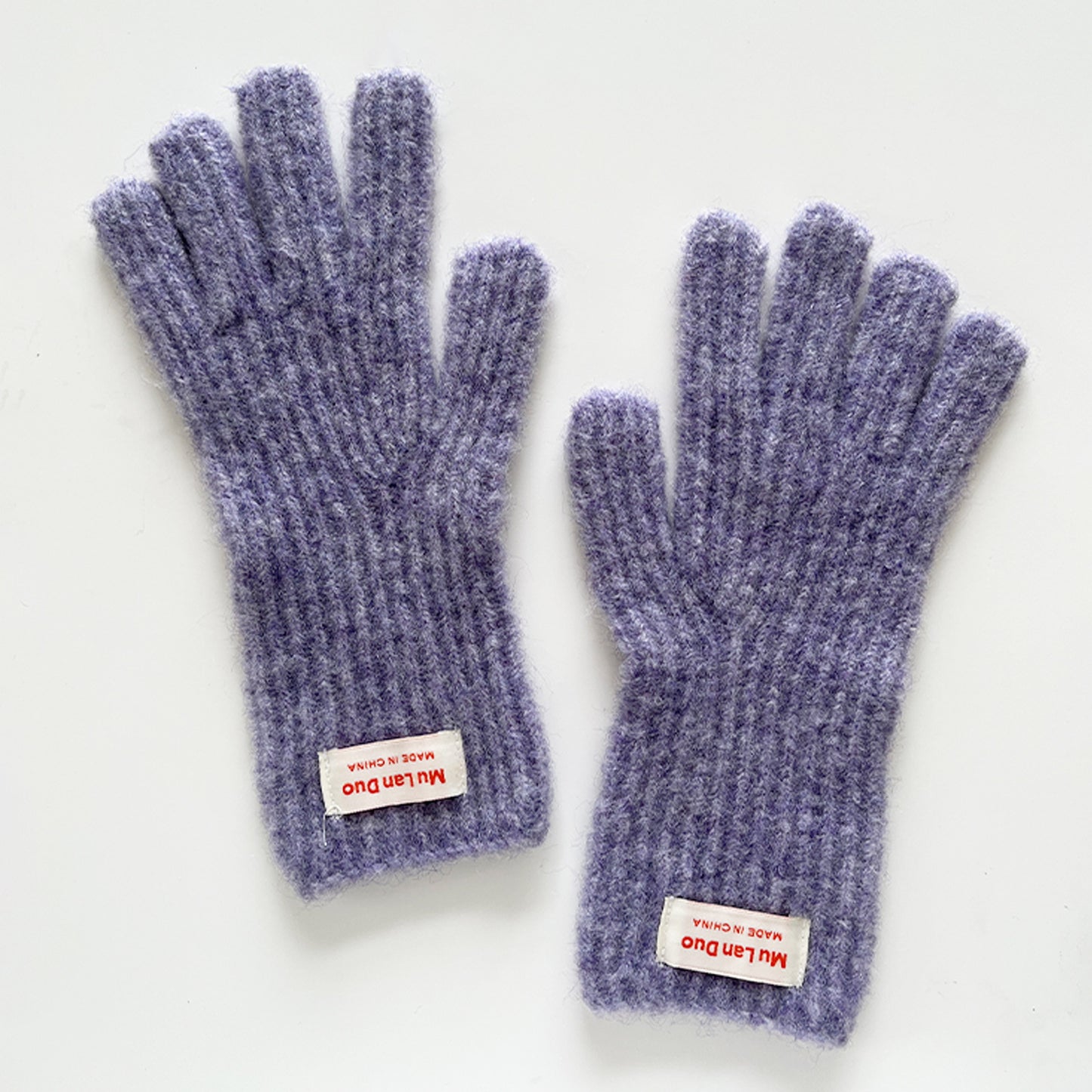 Touchscreen Knit Gloves Cute Solid Color Warm Winter Mittens