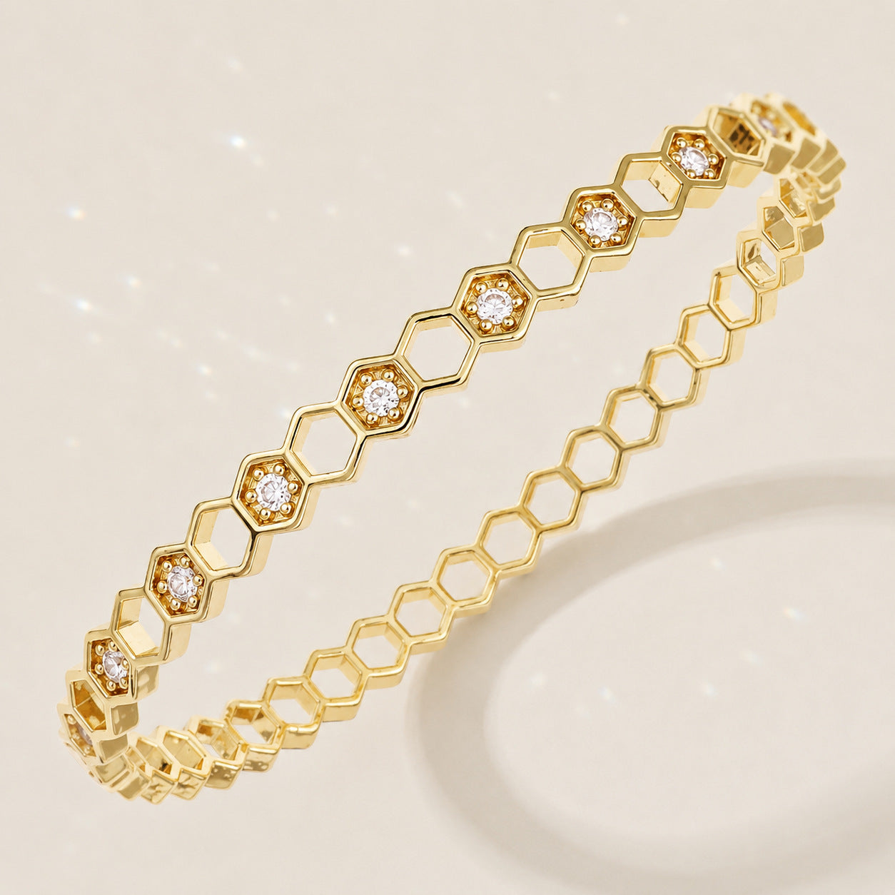 Stylish Open Cuff Bracelets with Zirconia for Weddings and Parties