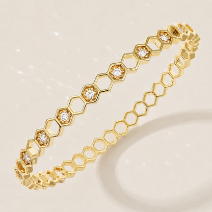 Stylish Open Cuff Bracelets with Zirconia for Weddings and Parties
