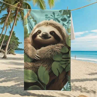 Ultra-Fine Microfiber Beach Towel Quick-Dry Bath Towel