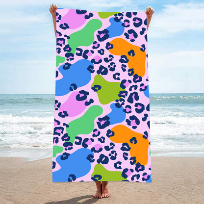 Customized Microfiber Beach Towel with Digital Print