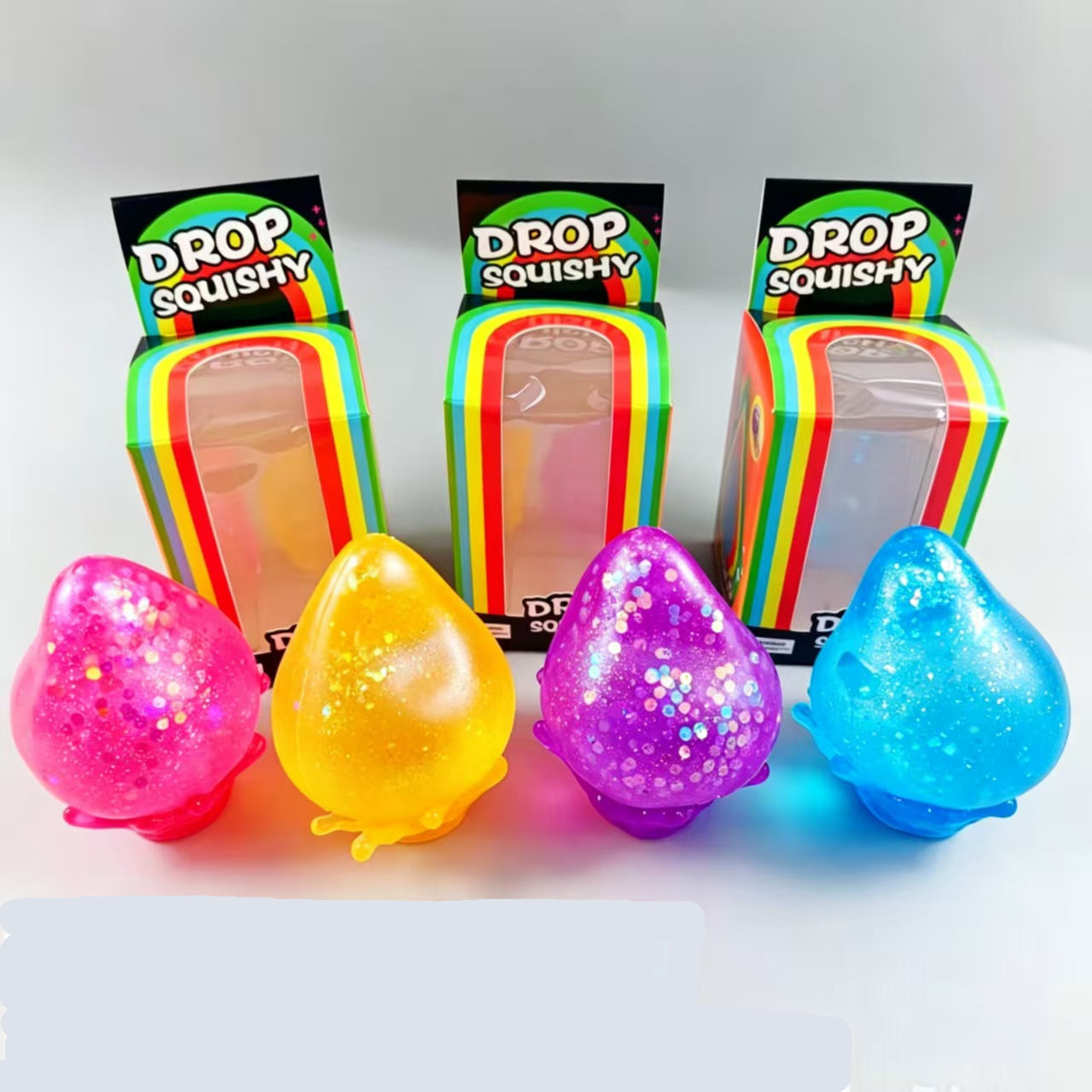 Squishy Waterdrop Design TPR Slow Rise Stress Toy