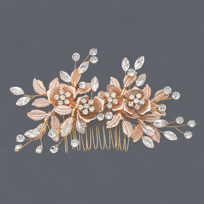 Elegant Handmade U-Shaped Hairpins with Rhinestones for Weddings