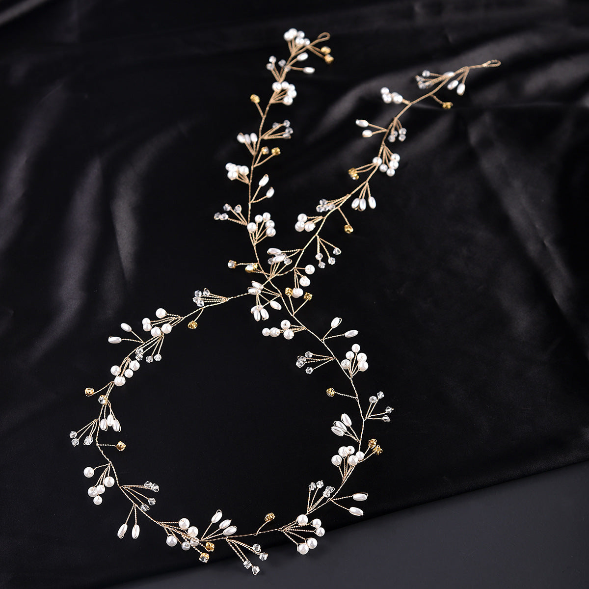 Handmade Pearl Headband Wedding Hairpiece