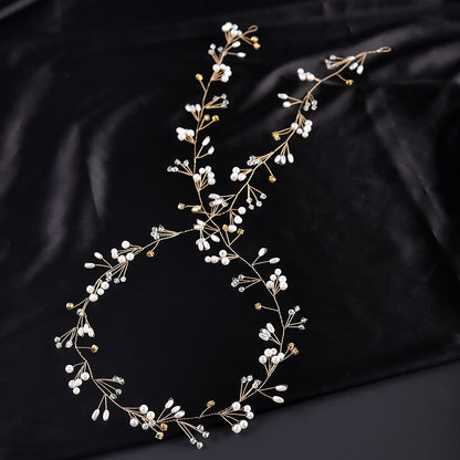 Handmade Pearl Headband Wedding Hairpiece