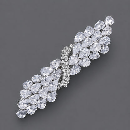 Elegant Zirconia Hair Clips for Everyday Style