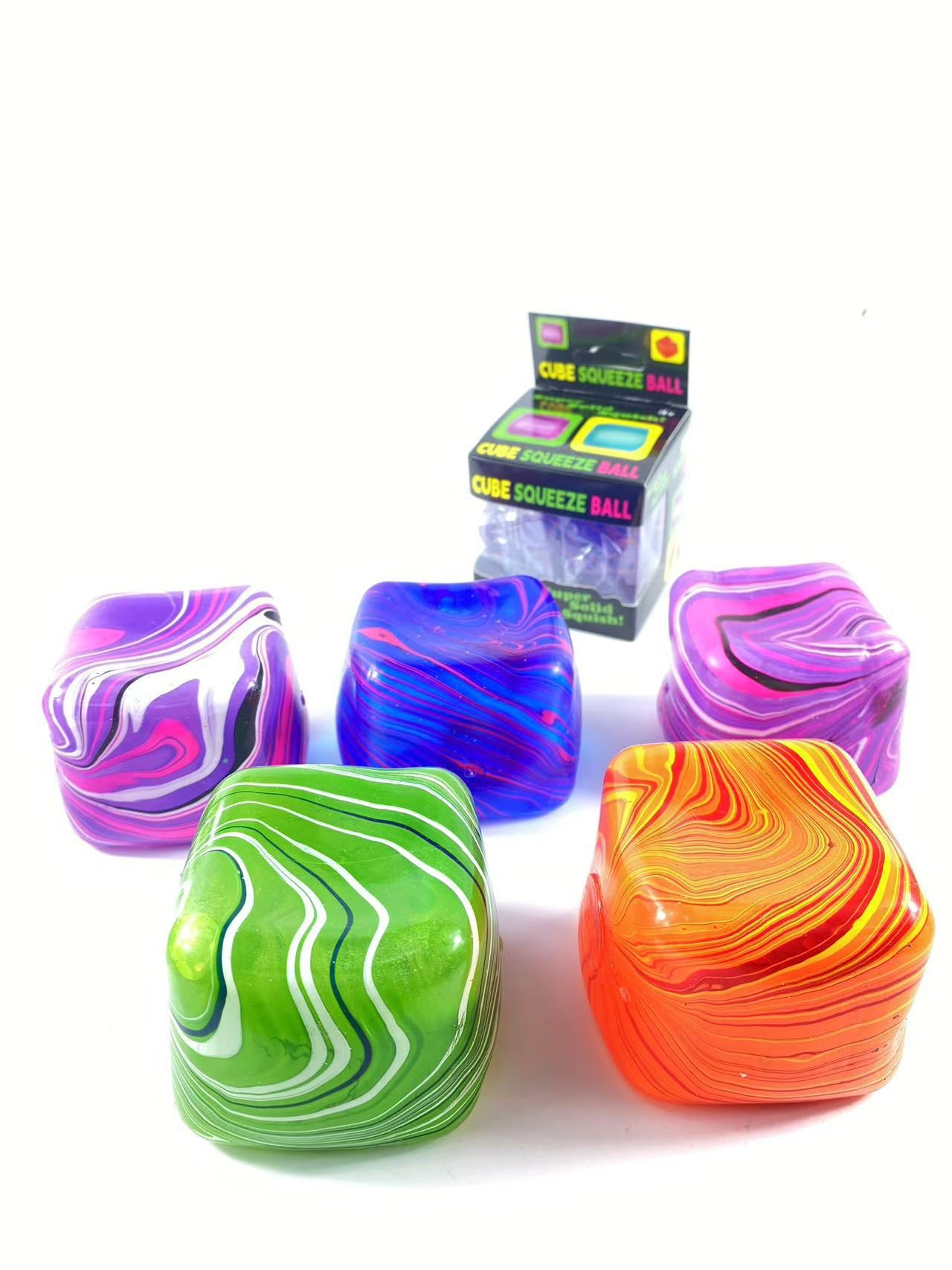Textured Square Squishy Stress Toy Soft Silicone