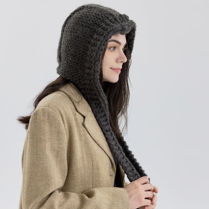 Fashionable Hand-Knitted Warm Beanie With Adjustable Strap