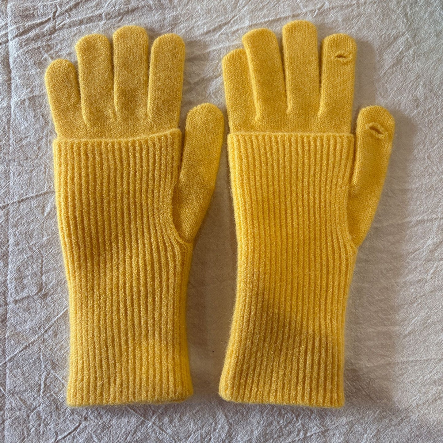 Women's Removable Touchscreen Wool-Blend Fingerless Gloves
