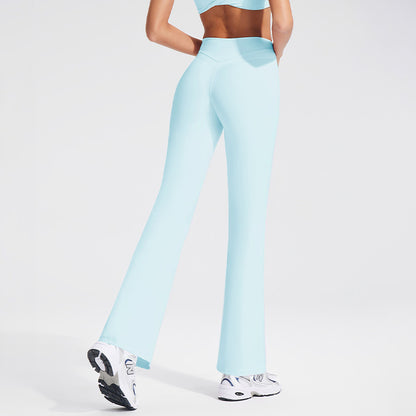 High-Waisted Flared Yoga Pants for Women - Breathable Casual Leggings