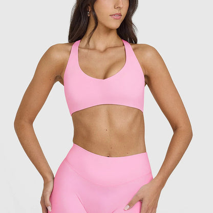 Seamless High-Impact Sports Bra for Running and Yoga