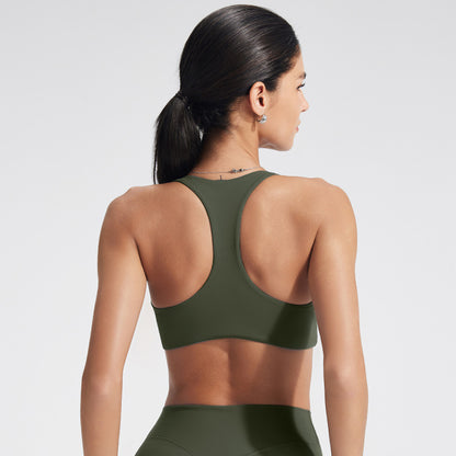 Seamless High-Impact Sports Bra for Running and Yoga