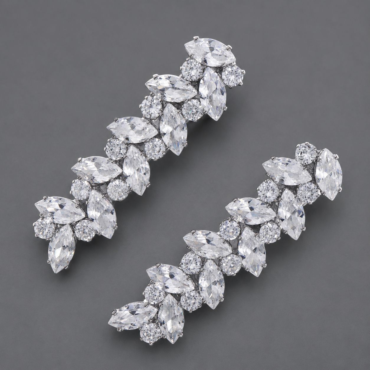 Elegant Zirconia Hair Clips for Everyday Style