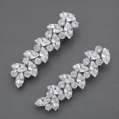 Elegant Zirconia Hair Clips for Everyday Style