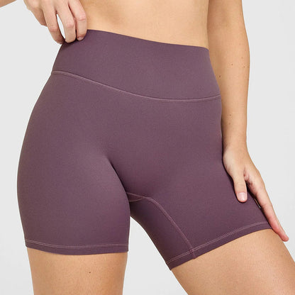 High-Waisted Peach Butt Lift Yoga Shorts for Women