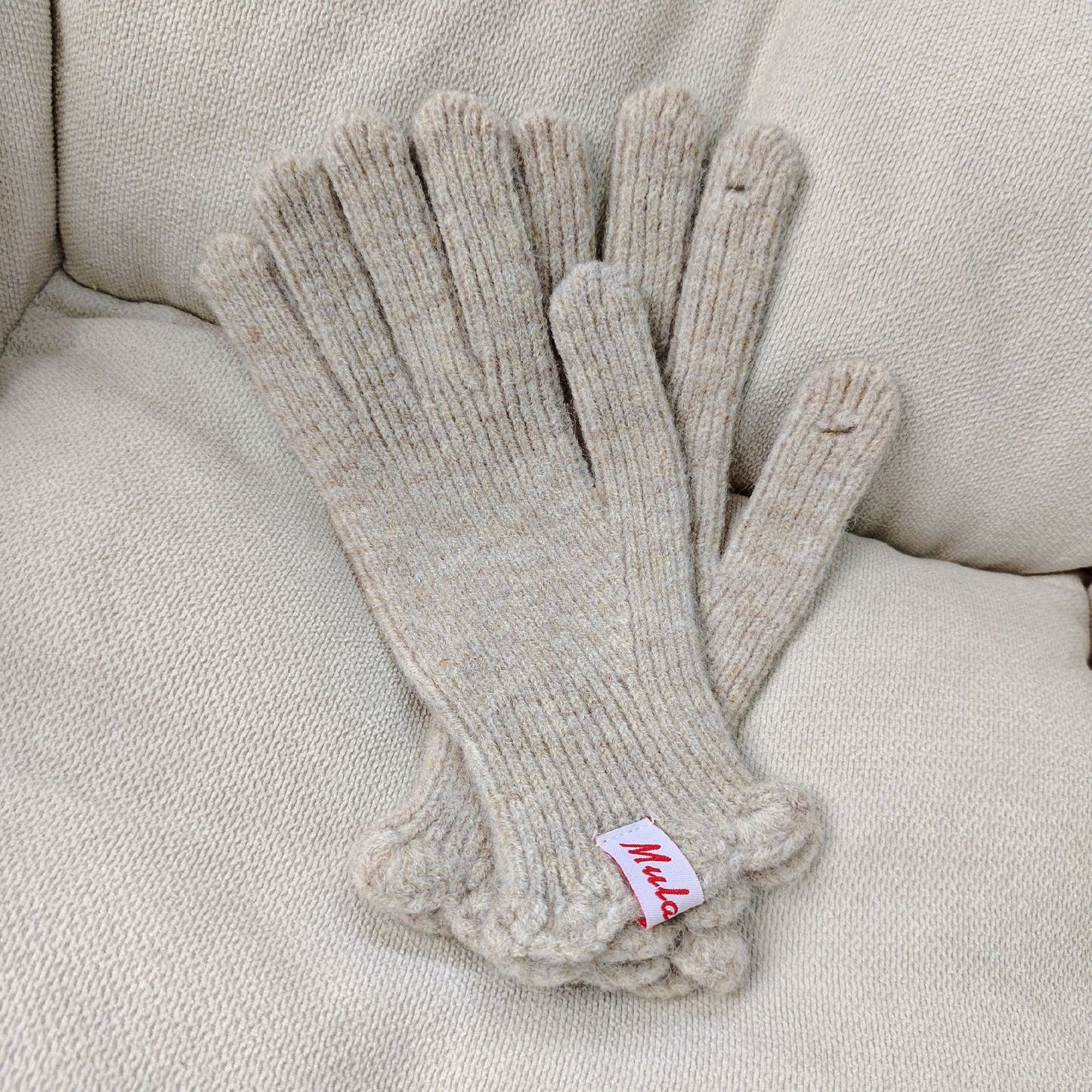 Wool Fingerless Touchscreen Gloves Warm Mittens for Women